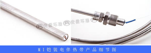 MI铠装电伴热带细节图